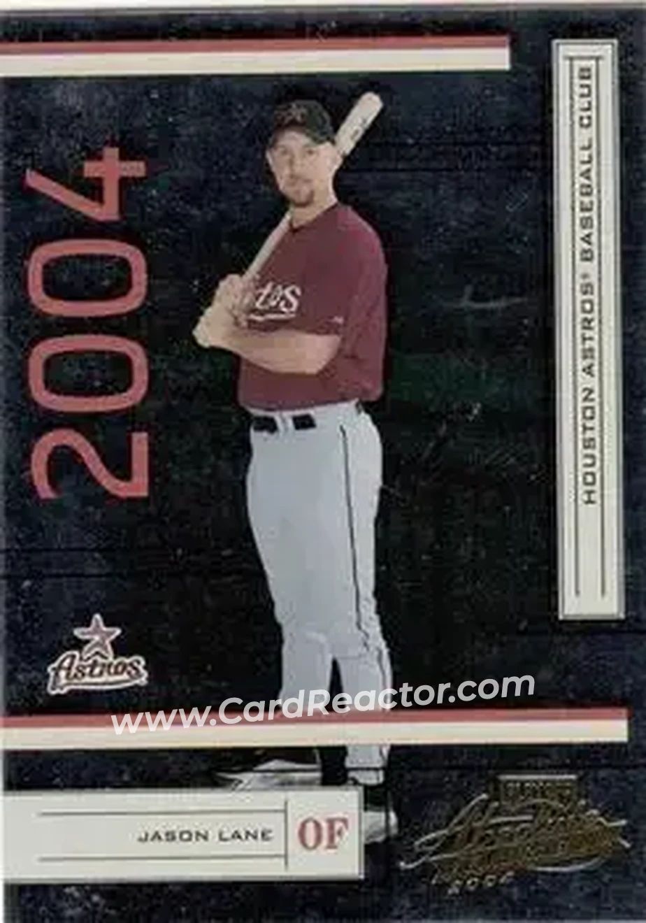 2004 Playoff Absolute Memorabilia - Retail #90 - Jason Lane - Houston Astros - Front