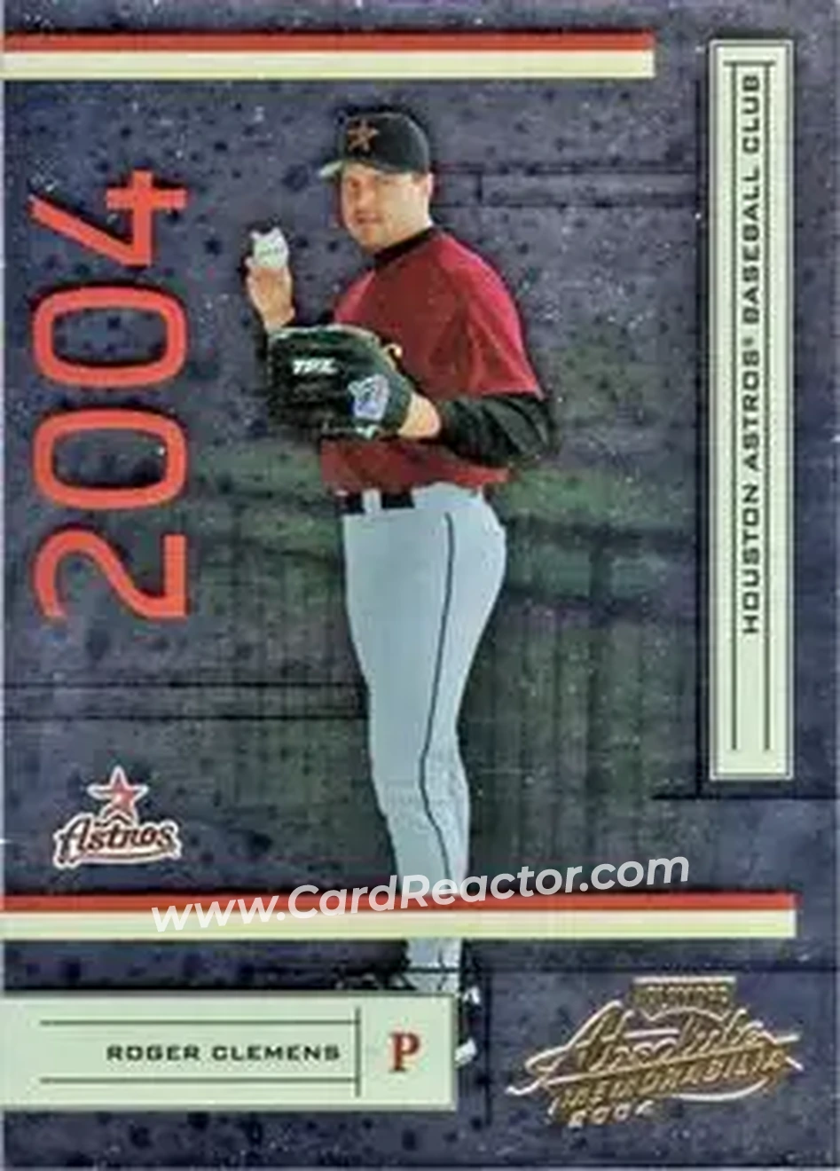 2004 Playoff Absolute Memorabilia - Retail #91 - Roger Clemens - Houston Astros - Front