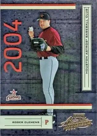 2004 Playoff Absolute Memorabilia - Retail #91 - Roger Clemens - Houston Astros