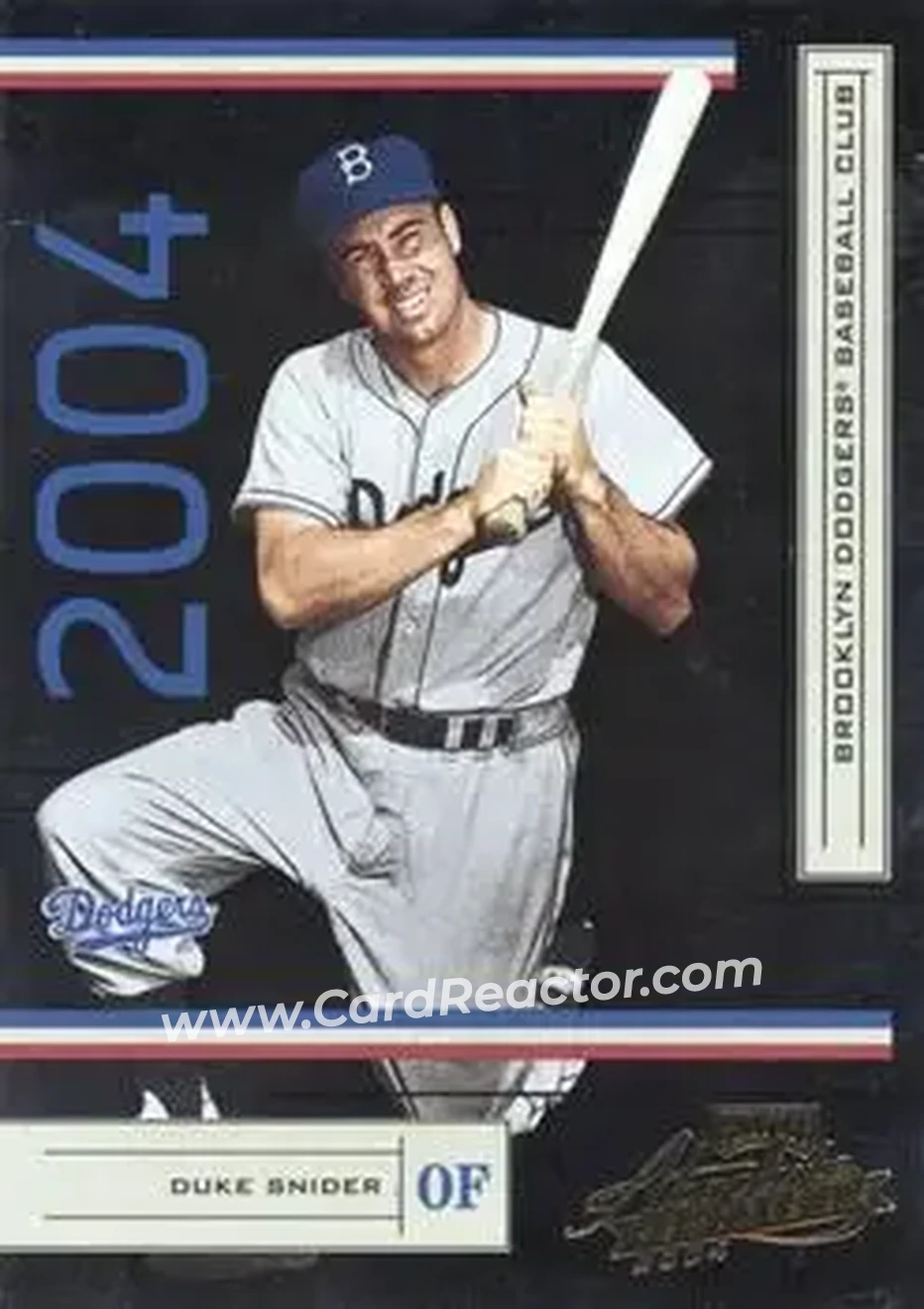 2004 Playoff Absolute Memorabilia - Retail #100 - Edwin "Duke" Snider - Brooklyn Dodgers - Front
