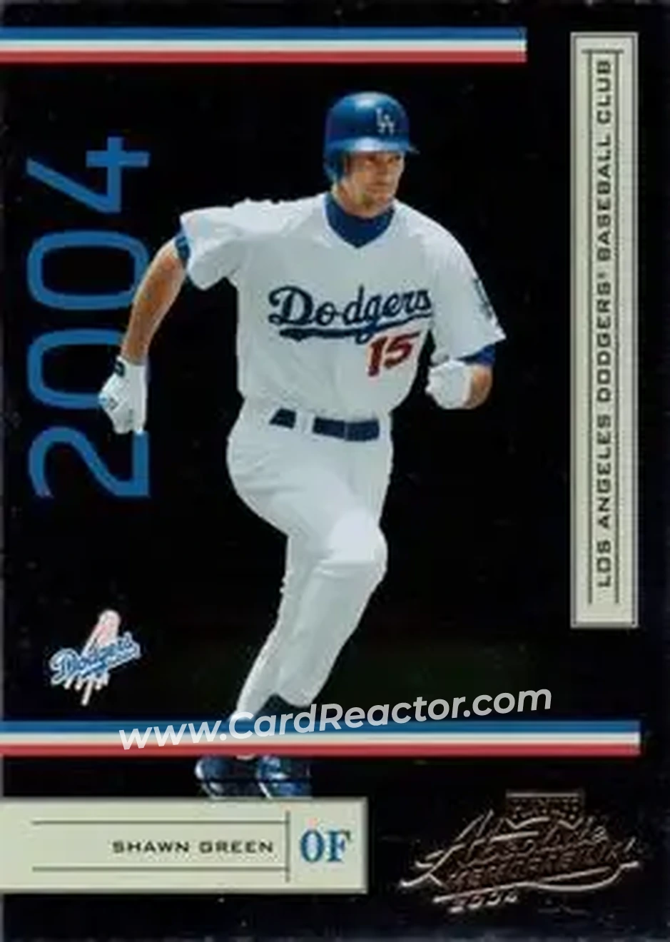 2004 Playoff Absolute Memorabilia - Retail #101 - Shawn Green - Los Angeles Dodgers - Front