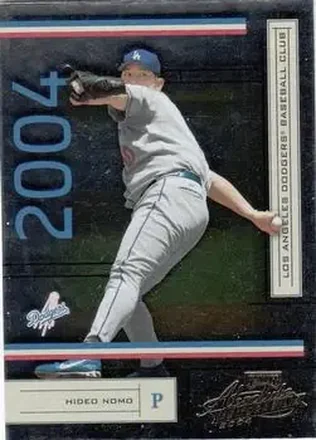2004 Playoff Absolute Memorabilia - Retail #102 - Hideo Nomo - Los Angeles Dodgers