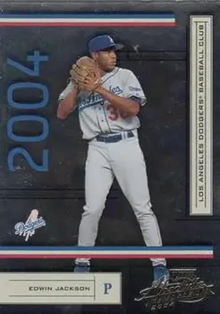 2004 Playoff Absolute Memorabilia - Retail #104 - Edwin Jackson - Los Angeles Dodgers