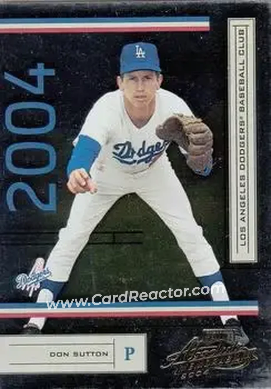 2004 Playoff Absolute Memorabilia - Retail #107 - Don Sutton - Los Angeles Dodgers - Front