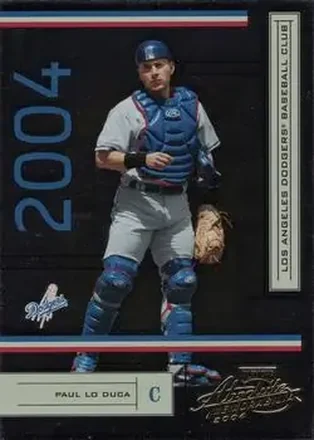 2004 Playoff Absolute Memorabilia - Retail #111 - Paul Lo Duca - Los Angeles Dodgers
