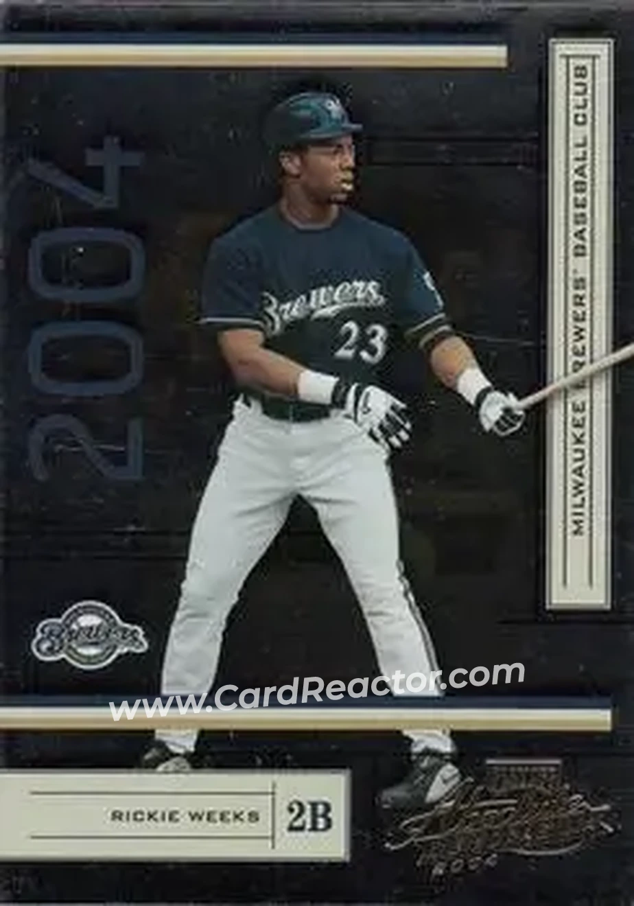 2004 Playoff Absolute Memorabilia - Retail #112 - Rickie Weeks - Milwaukee Brewers - Front