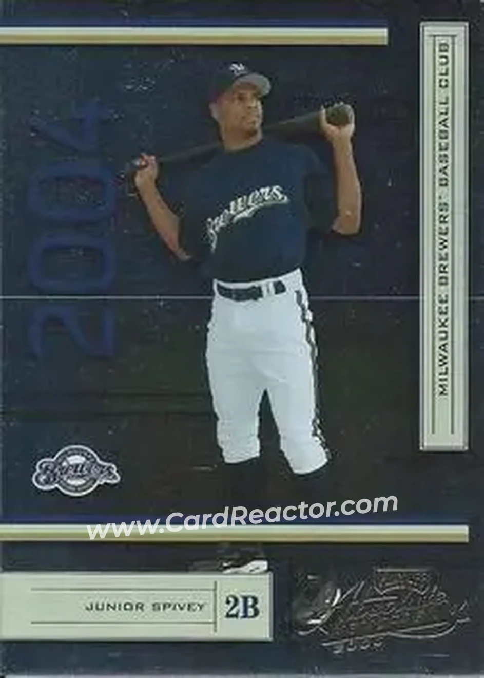 2004 Playoff Absolute Memorabilia - Retail #114 - Junior Spivey - Milwaukee Brewers - Front