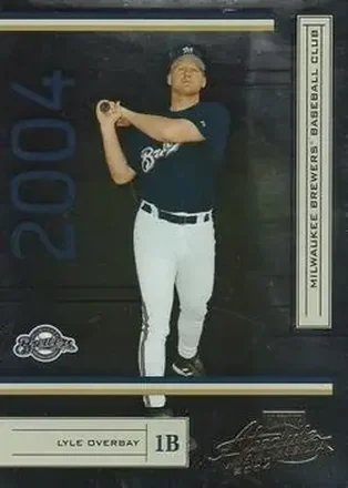 2004 Playoff Absolute Memorabilia - Retail #115 - Lyle Overbay - Milwaukee Brewers