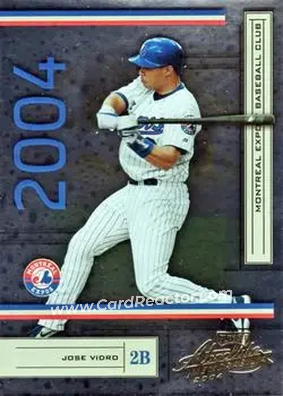 2004 Playoff Absolute Memorabilia - Retail #125 - Jose Vidro - Montreal Expos - Front