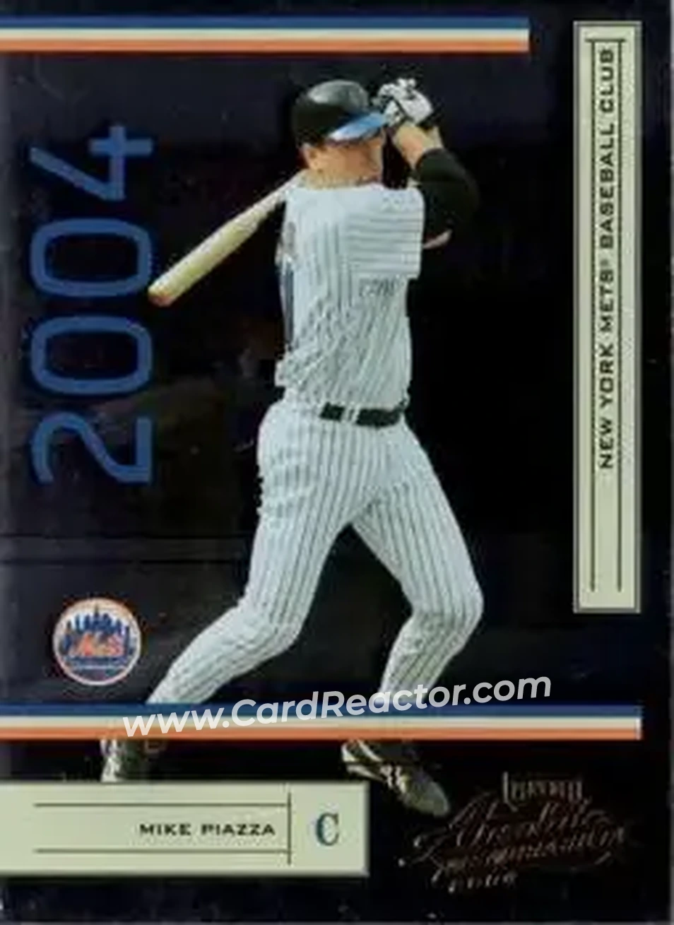 2004 Playoff Absolute Memorabilia - Retail #128 - Mike Piazza - New York Mets - Front