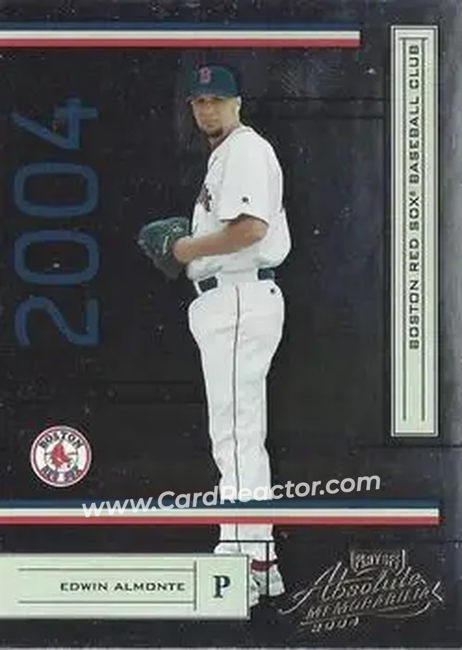 2004 Playoff Absolute Memorabilia - Retail #133 - Edwin Almonte - Boston Red Sox - Front 2004 Playoff Absolute Memorabilia - Retail #133 - Edwin Almonte - Boston Red Sox - Front