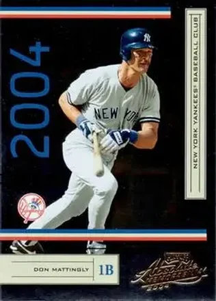 2004 Playoff Absolute Memorabilia - Retail #136 - Don Mattingly - New York Yankees