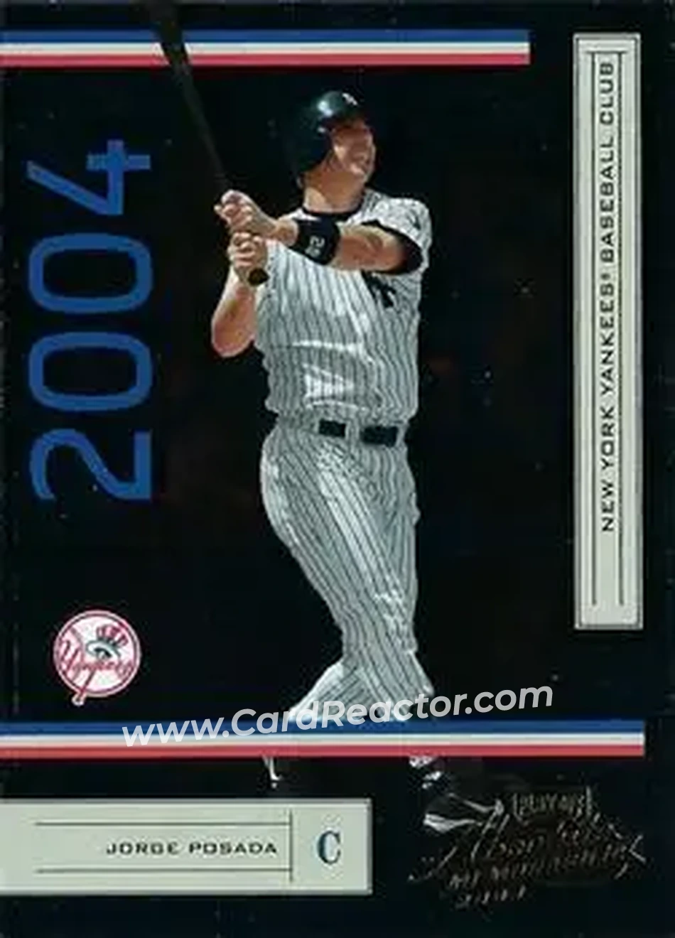 2004 Playoff Absolute Memorabilia - Retail #139 - Jorge Posada - New York Yankees - Front
