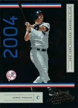 2004 Playoff Absolute Memorabilia - Retail #139 - Jorge Posada - New York Yankees