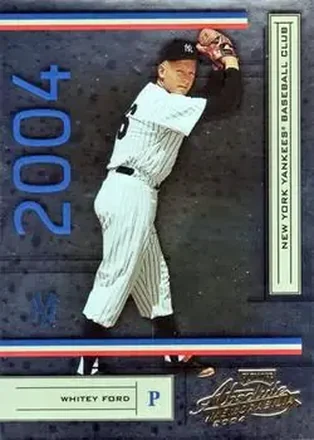 2004 Playoff Absolute Memorabilia - Retail #149 - Ed "Whitey" Ford - New York Yankees