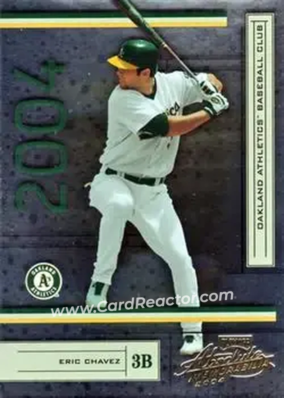 2004 Playoff Absolute Memorabilia - Retail #151 - Eric Chavez - Oakland Athletics - Front