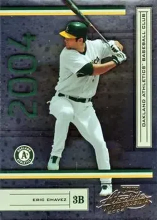 2004 Playoff Absolute Memorabilia - Retail #151 - Eric Chavez - Oakland Athletics