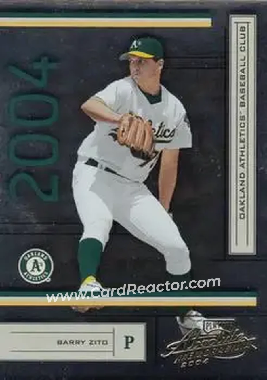 2004 Playoff Absolute Memorabilia - Retail #152 - Barry Zito - Oakland Athletics - Front
