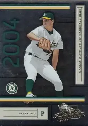 2004 Playoff Absolute Memorabilia - Retail #152 - Barry Zito - Oakland Athletics