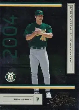 2004 Playoff Absolute Memorabilia - Retail #155 - Rich Harden - Oakland Athletics