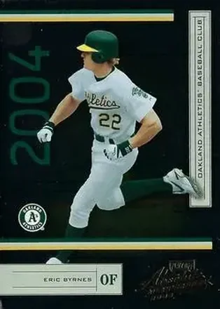 2004 Playoff Absolute Memorabilia - Retail #156 - Eric Byrnes - Oakland Athletics