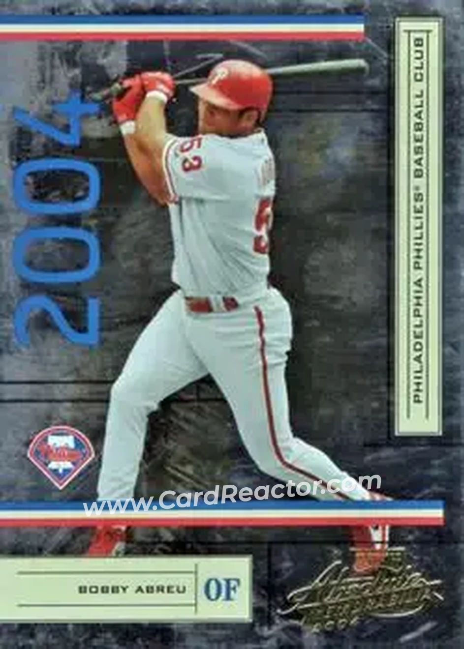 2004 Playoff Absolute Memorabilia - Retail #158 - Bob Abreu - Philadelphia Phillies - Front