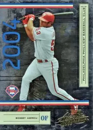 2004 Playoff Absolute Memorabilia - Retail #158 - Bob Abreu - Philadelphia Phillies
