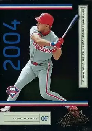 2004 Playoff Absolute Memorabilia - Retail #160 - Len Dykstra - Philadelphia Phillies