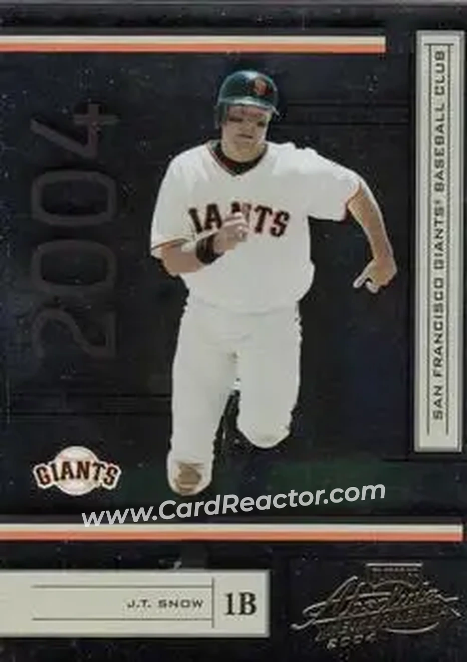 2004 Playoff Absolute Memorabilia - Retail #171 - J.T. Snow - San Francisco Giants - Front