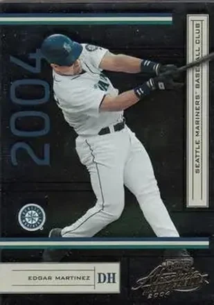 2004 Playoff Absolute Memorabilia - Retail #173 - Edgar Martinez - Seattle Mariners
