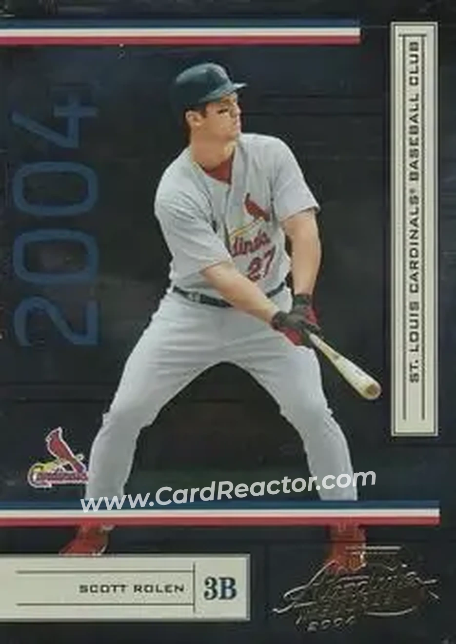 2004 Playoff Absolute Memorabilia - Retail #178 - Scott Rolen - St. Louis Cardinals - Front