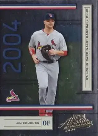 2004 Playoff Absolute Memorabilia - Retail #180 - Jim Edmonds - St. Louis Cardinals