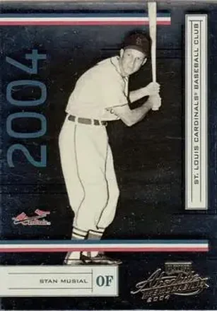 2004 Playoff Absolute Memorabilia - Retail #181 - Stan Musial - St. Louis Cardinals