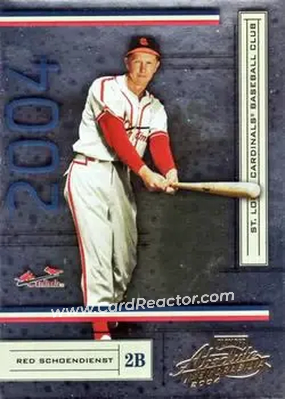 2004 Playoff Absolute Memorabilia - Retail #183 - Al Schoendienst - St. Louis Cardinals - Front