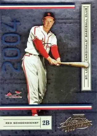 2004 Playoff Absolute Memorabilia - Retail #183 - Al Schoendienst - St. Louis Cardinals