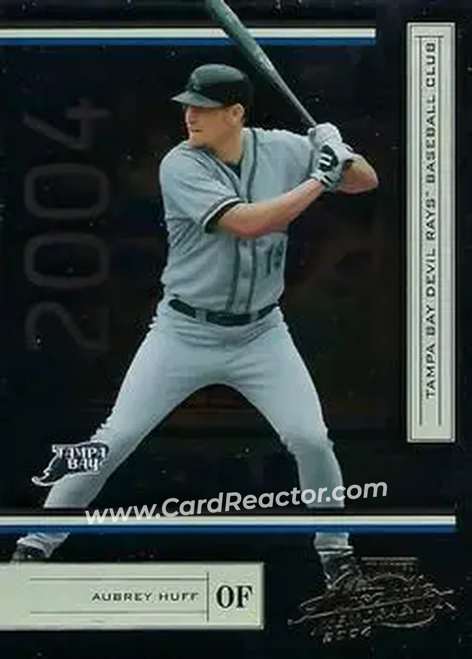 2004 Playoff Absolute Memorabilia - Retail #184 - Aubrey Huff - Tampa Bay Devil Rays - Front