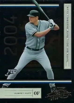 2004 Playoff Absolute Memorabilia - Retail #184 - Aubrey Huff - Tampa Bay Devil Rays