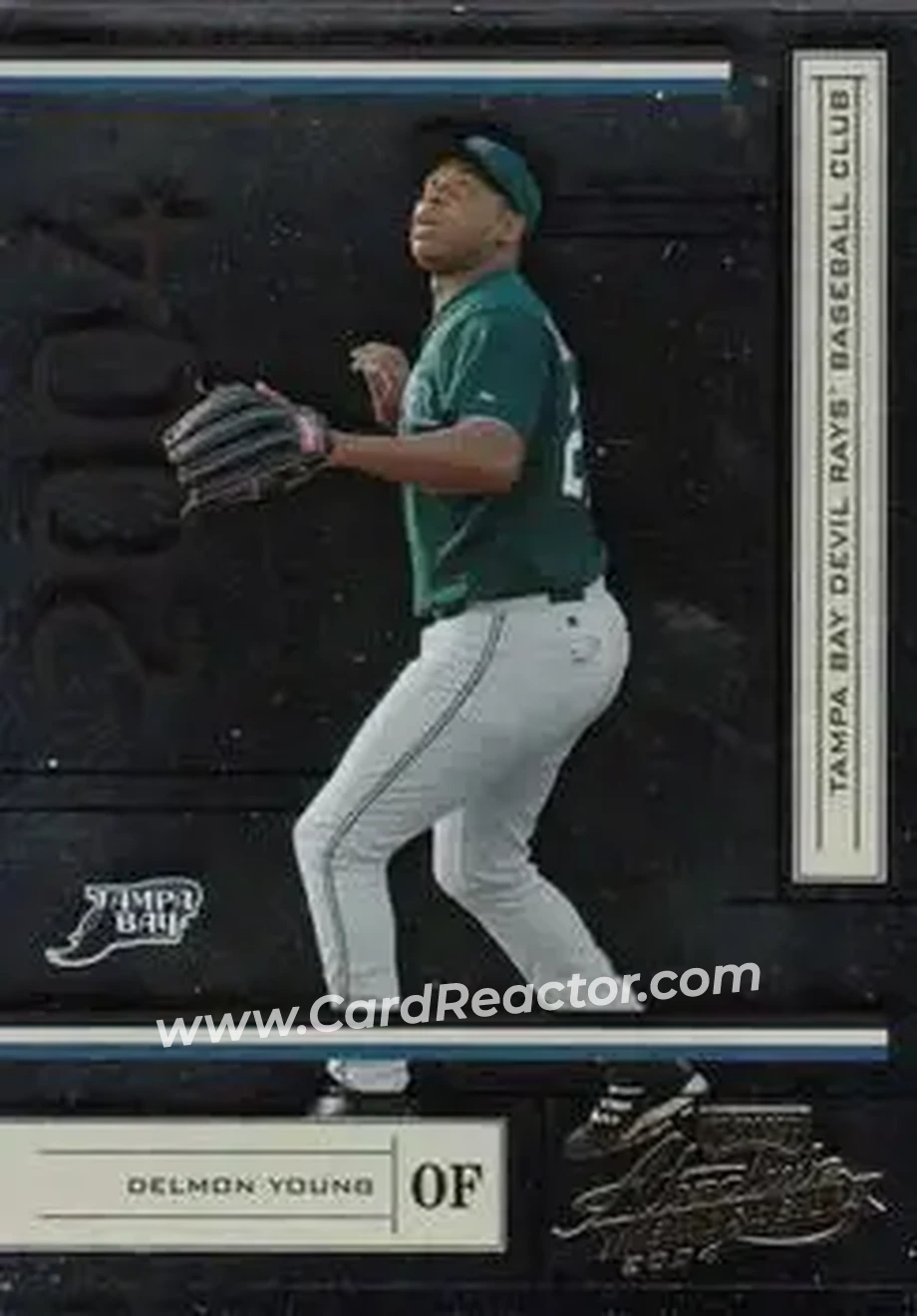 2004 Playoff Absolute Memorabilia - Retail #185 - Delmon Young - Tampa Bay Devil Rays - Front