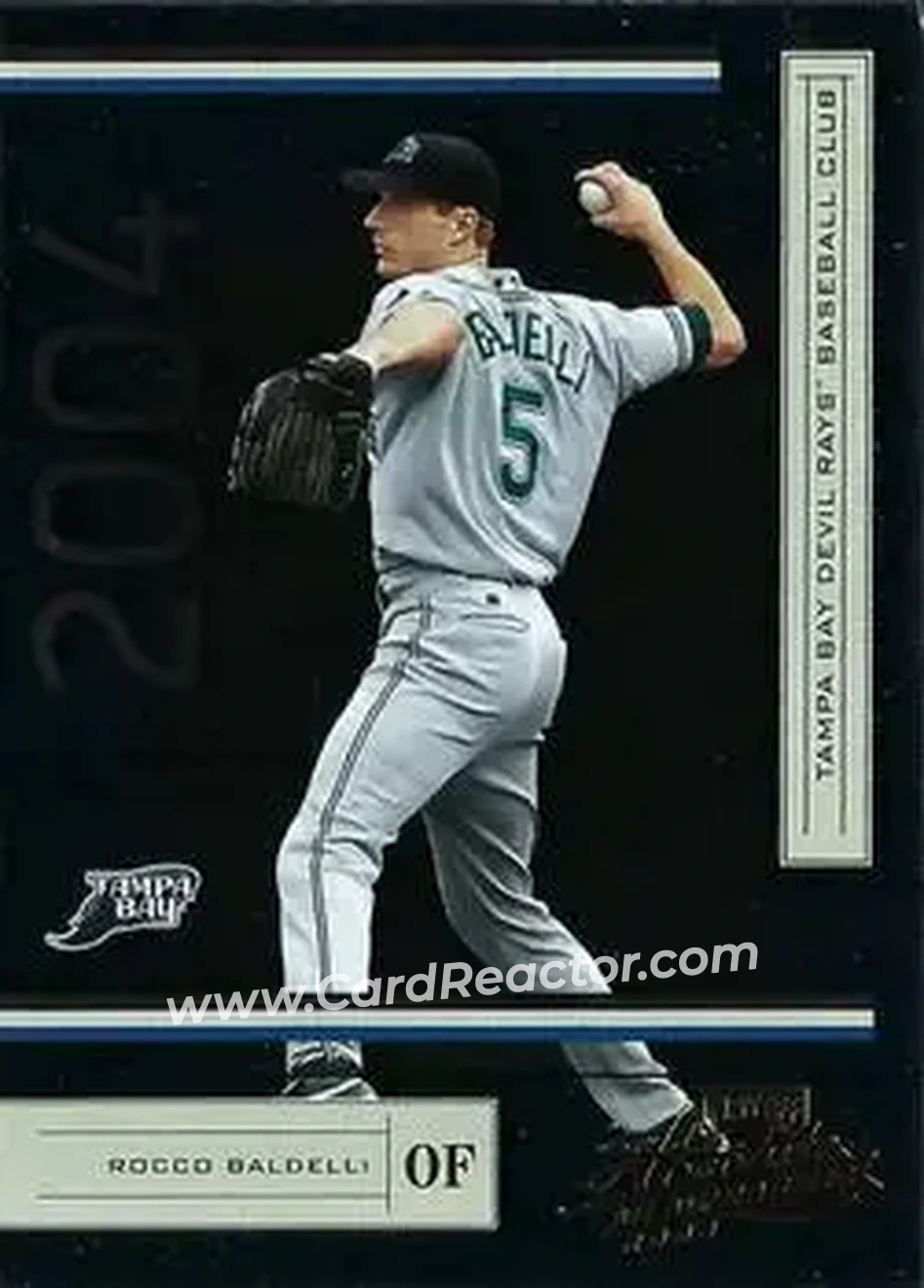 2004 Playoff Absolute Memorabilia - Retail #186 - Rocco Baldelli - Tampa Bay Devil Rays - Front