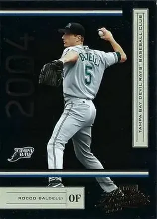 2004 Playoff Absolute Memorabilia - Retail #186 - Rocco Baldelli - Tampa Bay Devil Rays