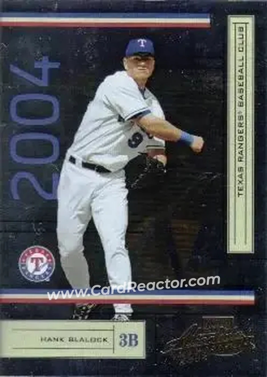 2004 Playoff Absolute Memorabilia - Retail #189 - Hank Blalock - Texas Rangers - Front