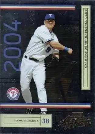 2004 Playoff Absolute Memorabilia - Retail #189 - Hank Blalock - Texas Rangers