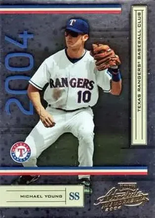 2004 Playoff Absolute Memorabilia - Retail #192 - Michael Young - Texas Rangers
