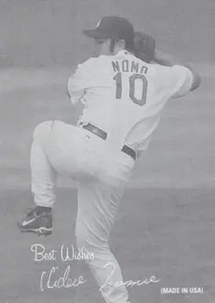 2004 Leaf #19 Exhibits 1939-46 Best Wishes Left Hideo Nomo