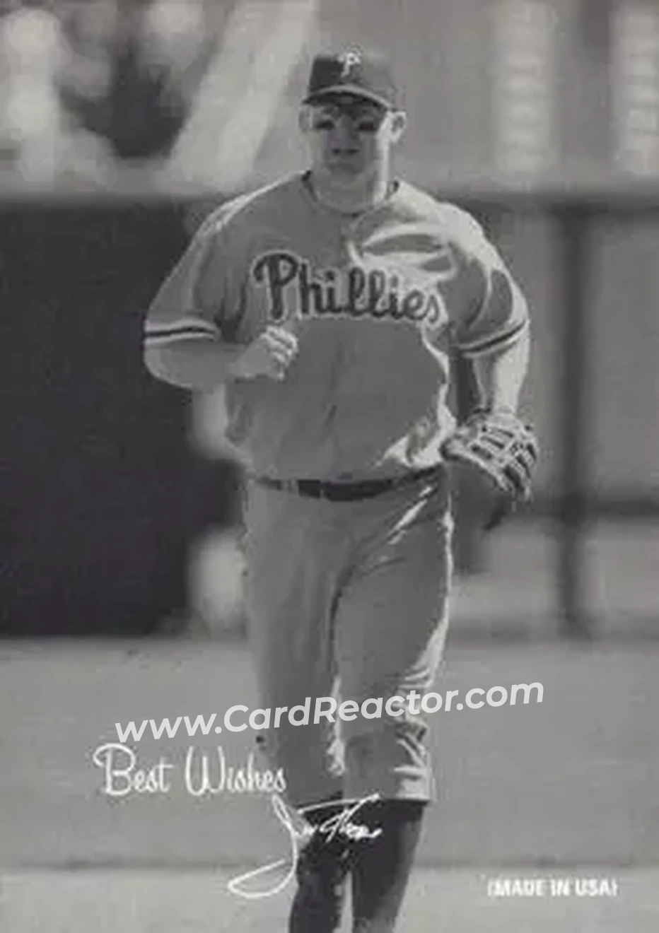 2004 Leaf - Exhibits 1939-46 Best Wishes Left #22 - Jim Thome - Philadelphia Phillies - Front