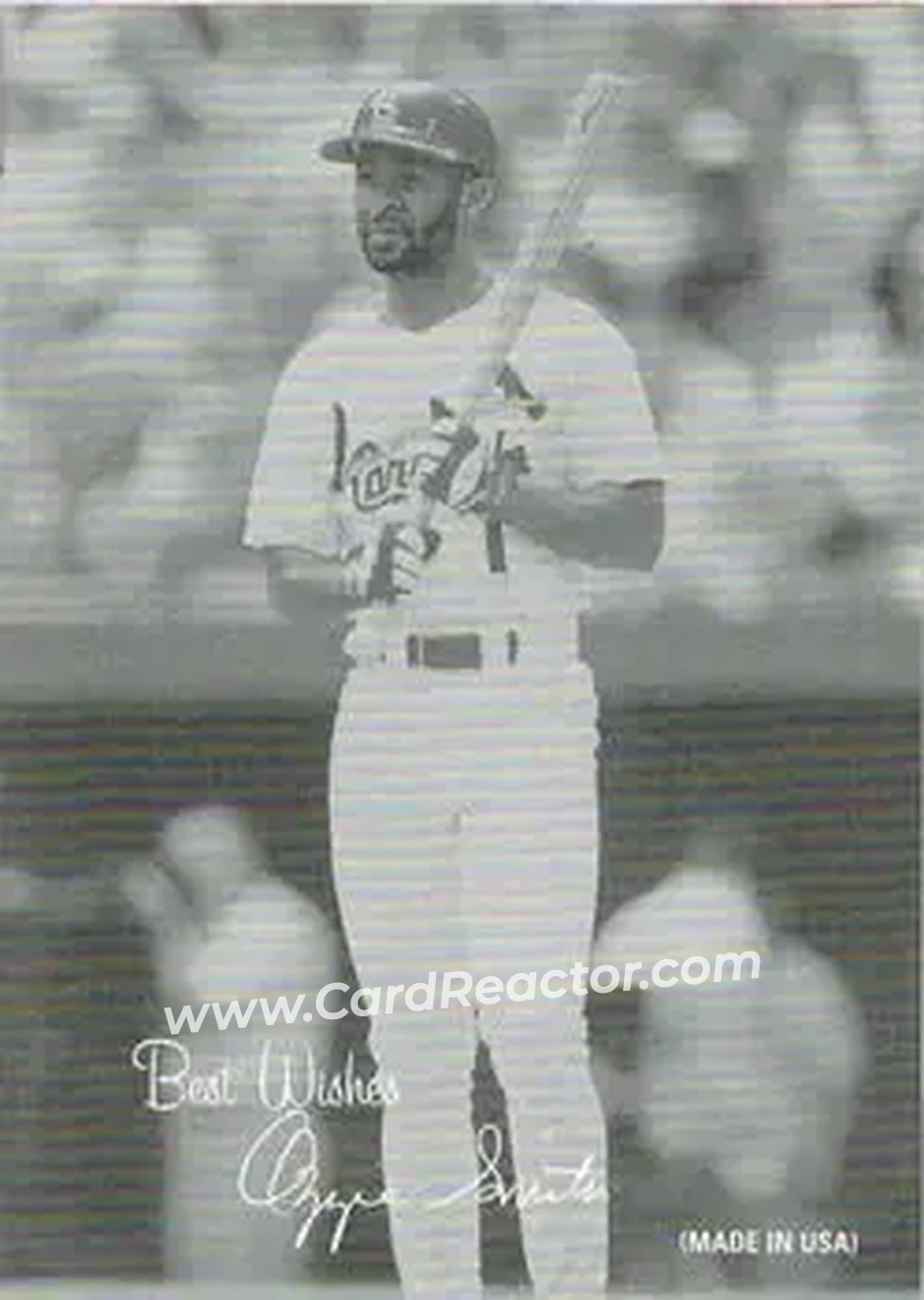 2004 Leaf - Exhibits 1939-46 Best Wishes Left #34 - Ozzie Smith - St. Louis Cardinals - Front