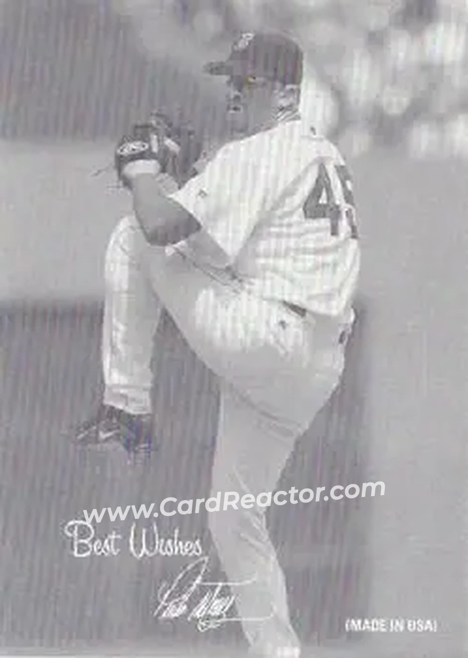 2004 Leaf - Exhibits 1939-46 Best Wishes Left #35 - Pedro Martinez - Boston Red Sox - Front