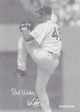 2004 Leaf - Exhibits 1939-46 Best Wishes Left #35 - Pedro Martinez - Boston Red Sox
