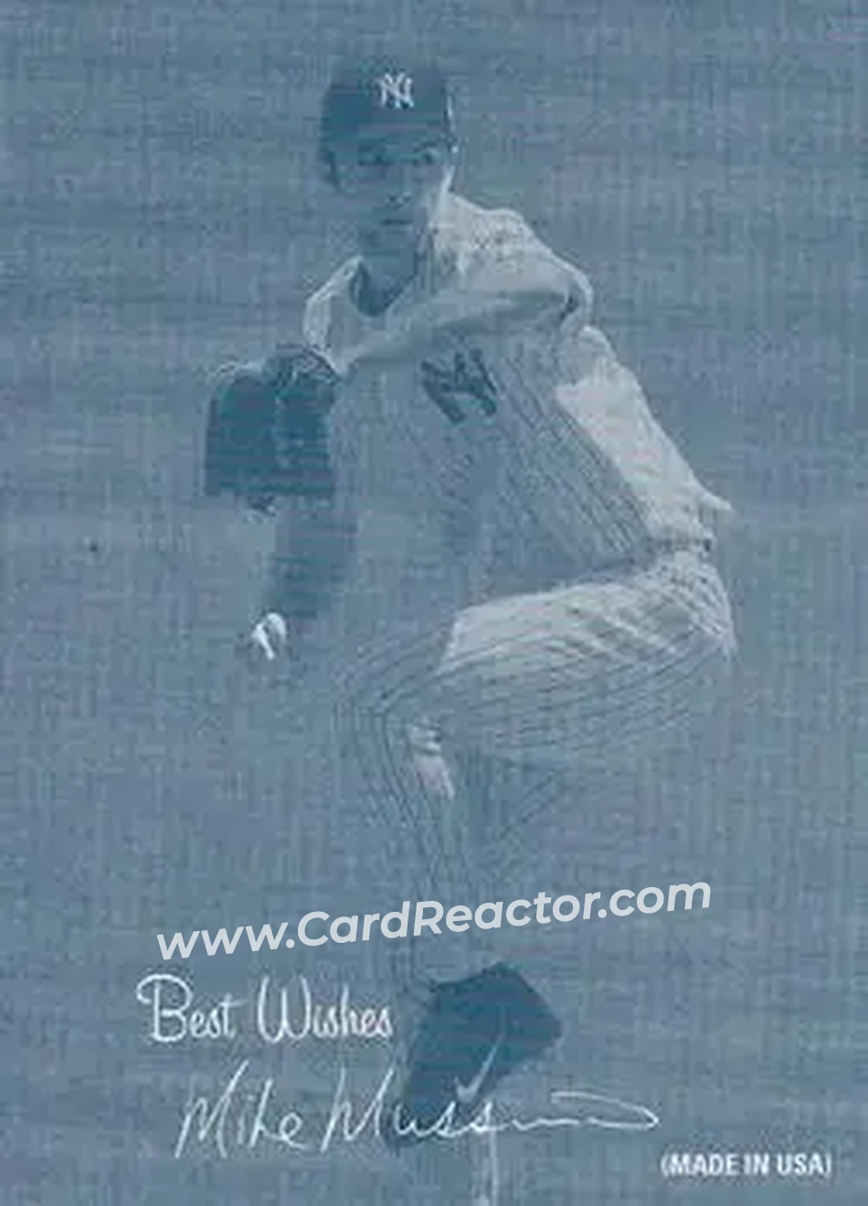 2004 Leaf - Exhibits 1939-46 Best Wishes Left Second Edition #27 - Mike Mussina - New York Yankees - Front