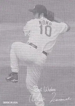 2004 Leaf #19 Exhibits 1939-46 Best Wishes Right Hideo Nomo